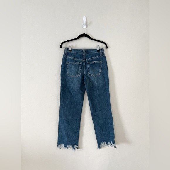 NWT FREE PEOPLE Maggie Mid Rise Straight Jeans Size 25 - Picture 5 of 7